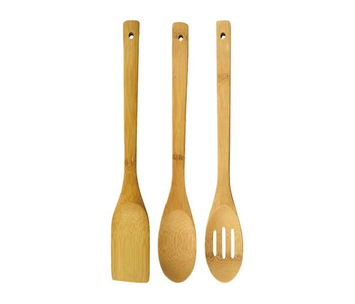 Royalford RF5109 Bamboo Kitchen Tools Set - 3 Pieces - Zoom Image