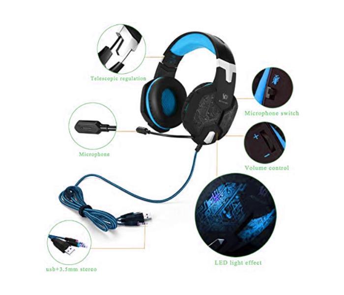 KOTION EACH G1000 HEADPHONE - BLUE - Zoom Image 3