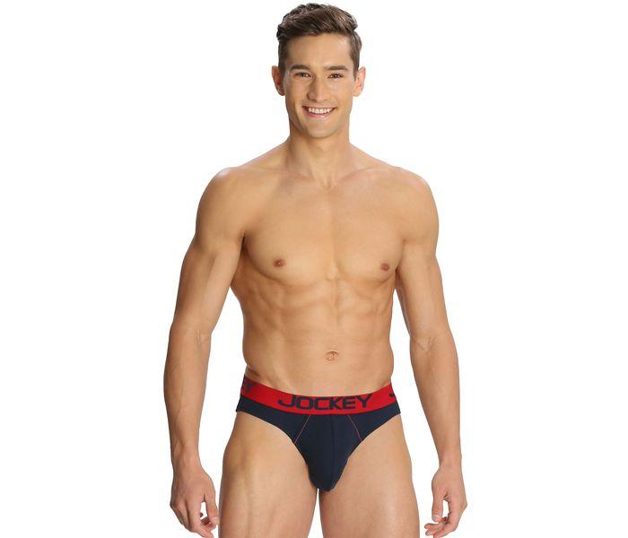 Jockey US17-0110 Zone Modern Brief, Navy/S - Zoom Image 2