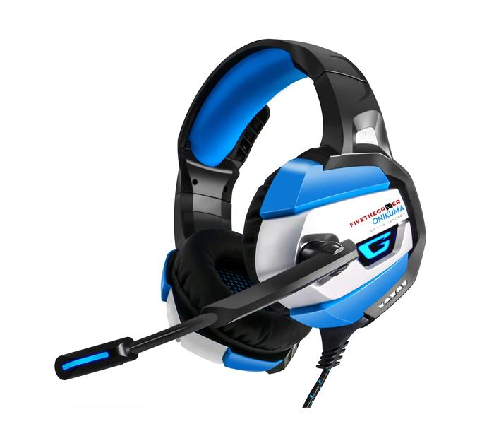 Onikuma K5 Gaming Headset For Xbox One, PS4 and PC - Blue - Zoom Image 2