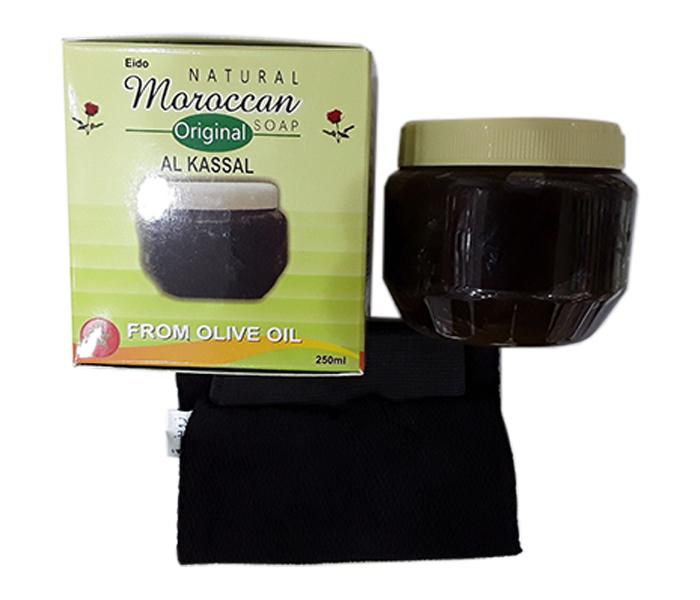 Al Kassal Natural Moroccan Bath Soap from Olive Oil - 250ml - Zoom Image