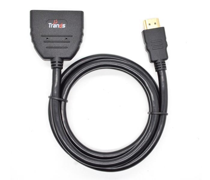 Trands TR-CA728 HDMI Male to Female HDMI Extension Cable - Black, 1 Meter - Zoom Image 3