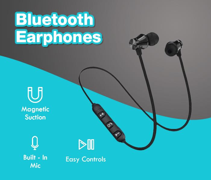 K9S Bluetooth 4.1 Earphones Headsets With Mic And Magnetic Suction - Zoom Image 3