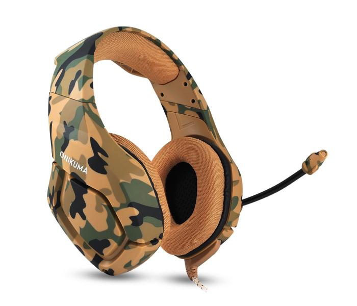 Onikuma K1 Gaming Headphone - Army Yellow - Zoom Image 4