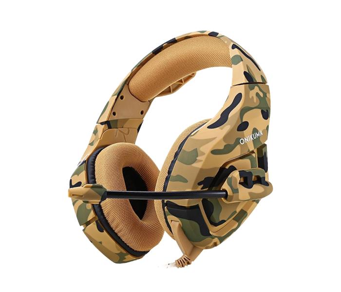 Onikuma K1 Gaming Headphone - Army Yellow - Zoom Image 2