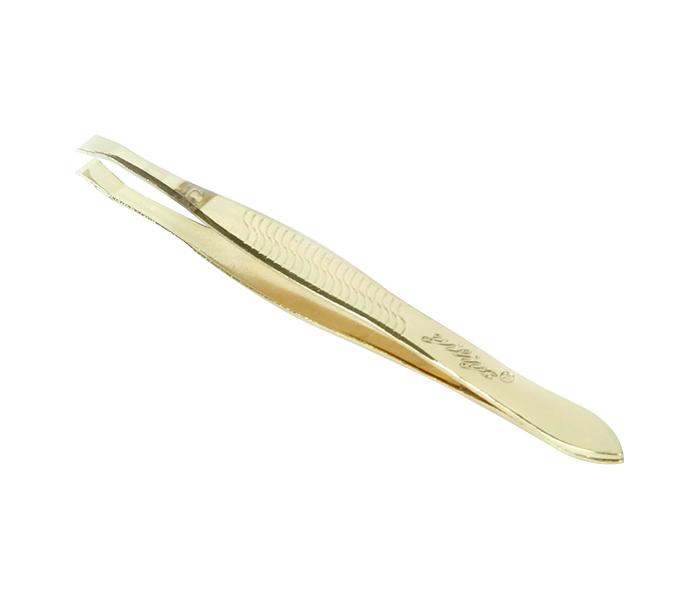 Taqdeer NL93-32 Anti-Slip Eyebrow Tweezer - Gold - Zoom Image 1