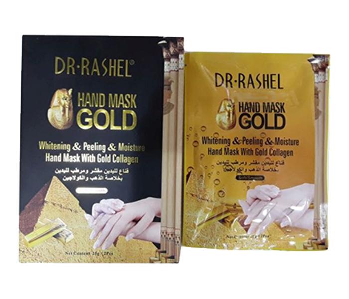 Dr Rashel 2 Pieces Gold Collagen Hand Mask - 25g - Zoom Image