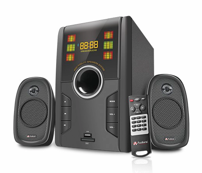 Audionic BT MAX-350 2.1 Channel Powerful Sound System - Black - Zoom Image 3