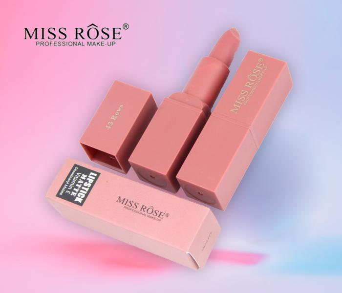 Miss Rose 7301-035M48 Matte Finish Velvet Waterproof Lipstick 43 Rows - Zoom Image 1