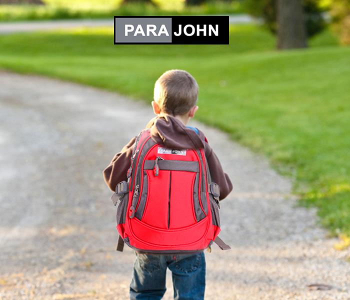 Para John PJSB6010A14 14-inch School Backpack - Red - Zoom Image 4