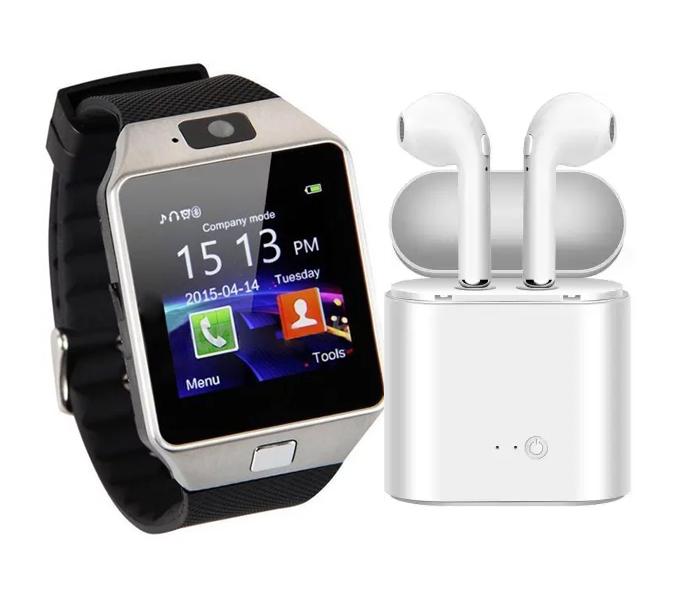 Bundle of Twin Bluetooth Headset with Power Bank and Smart Watch BPW983 Assorted - Zoom Image 2