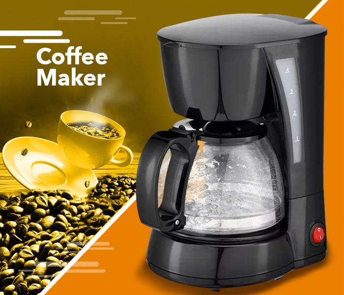 DLC CM7309 Coffee Maker 600ML- Black - Zoom Image 3