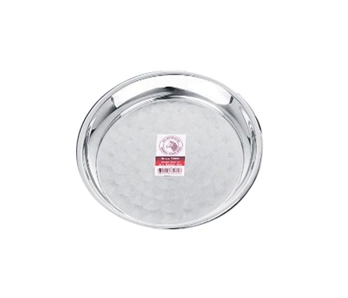 Zebra ZE-131025 Stainless Steel 10 Inch Round Tray Silver - Zoom Image 2