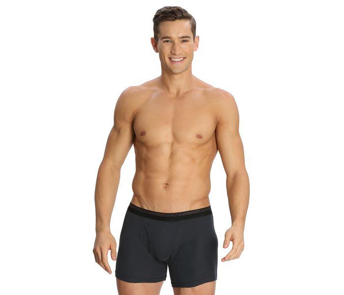 Jockey 8009-0210 Mordern Classic Boxer Brief, Graphite/S - 2 Pieces Pack - Zoom Image 1