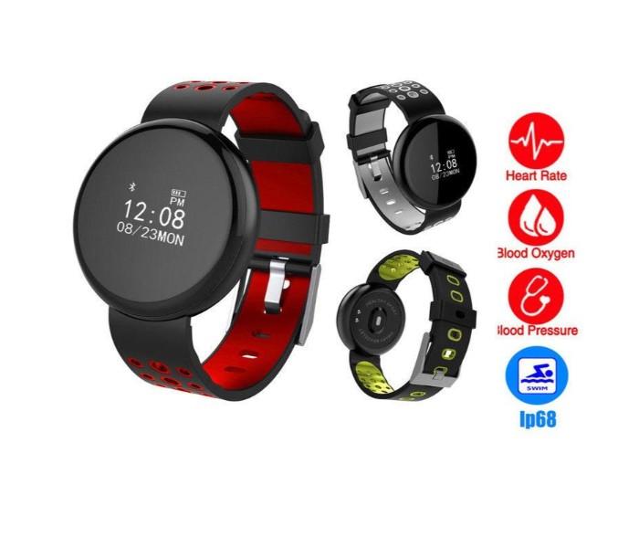 F4 Waterproof IP68 OLED Round Screen Bluetooth Smart Watch with Blood Pressure, Heart Rate Monitor - Black - Zoom Image 11