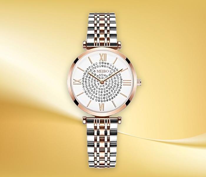 Luxury High Quality Stainless Steel Analog Watch For Ladies - Zoom Image 1