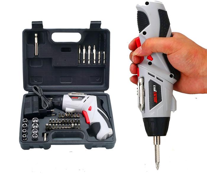 JMCT-810 High Quality 45 In 1 Rechargeable Cordless Electric Screwdriver Set 180° Foldable Hand Power Tool Offal - Zoom Image 2