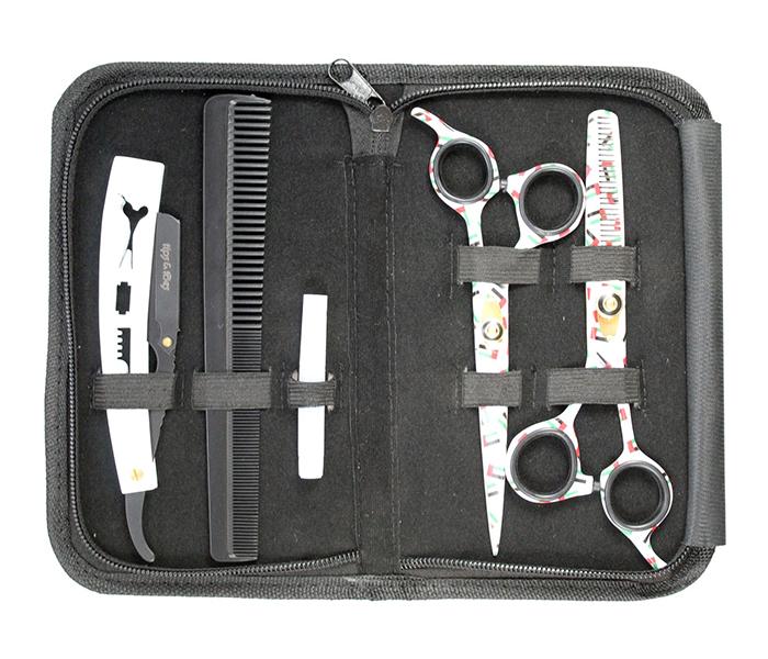 Tips & Toes TT-0732A Combo UAE National Day Professional Hairdresser Scissors Set - Zoom Image 4