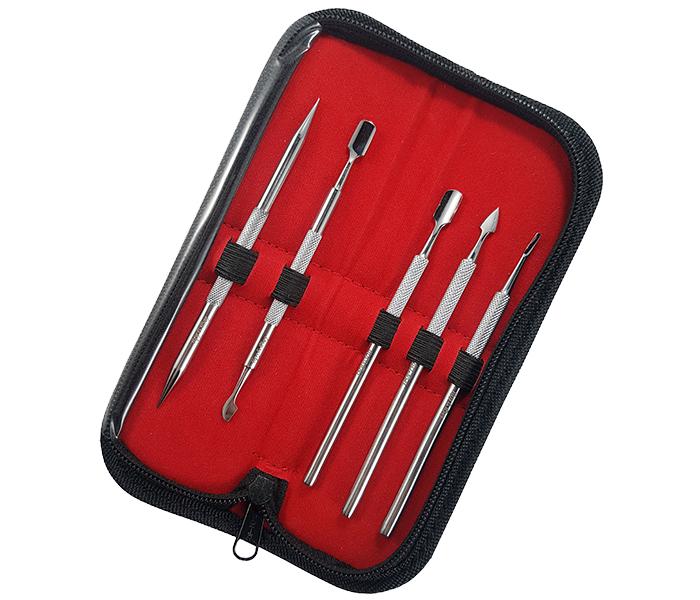 Tips & Toes TT-0277 5 Pieces Stainless Steel Professional Manicure Pedicure Care Tool Set - Silver - Zoom Image 3