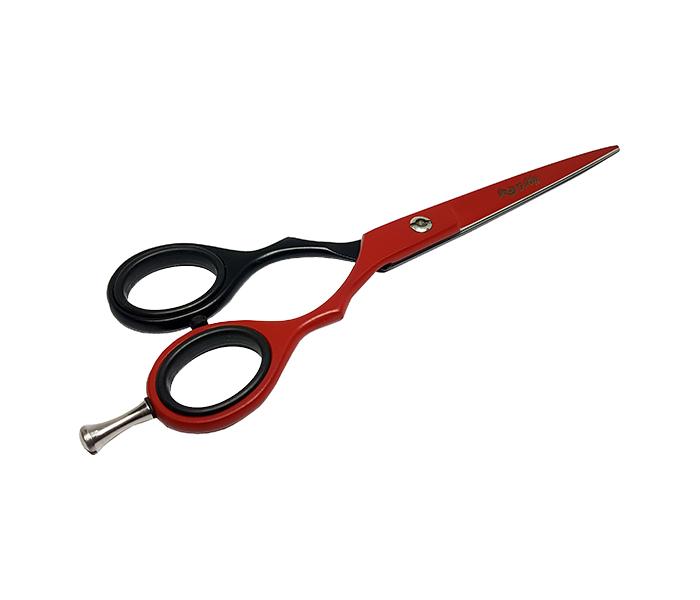 Tips & Toes TT-0683 Stainless Steel Professional Barber Scissors - Black & Red - Zoom Image 2