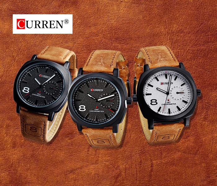 Curren 8139 Analog Wrist Watch Unisex  - BUY2 GET 1 - Zoom Image 2