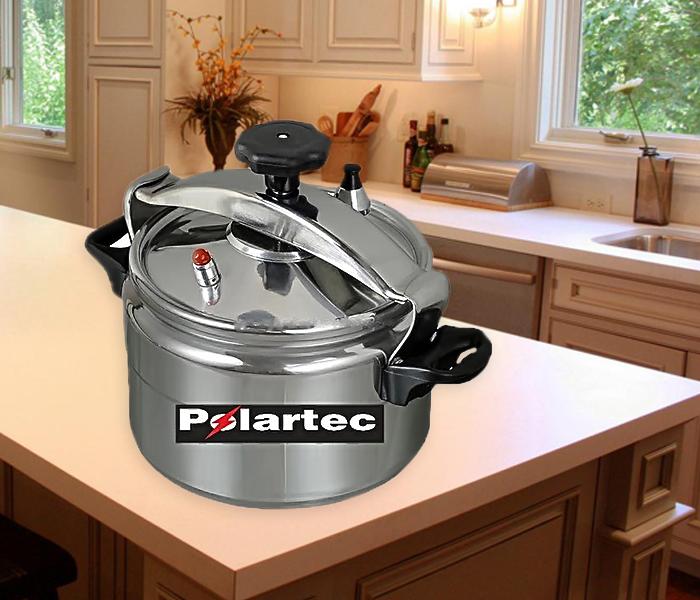 Polartec SW12448 2.5 Litre Aluminium Pressure Cooker - Silver - Zoom Image 1