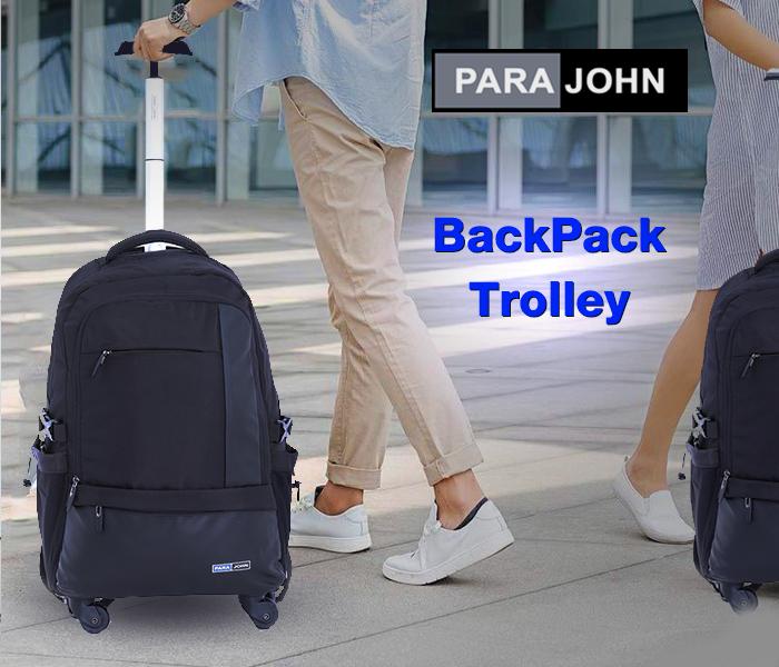 Para John PJTRBP6597A22 22-inch 4 Wheel Backpack Trolley - Black - Zoom Image 2