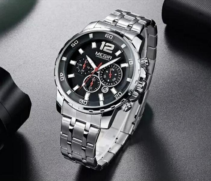 Megir 2068 Chrono Men Watch - Silver - Zoom Image 3