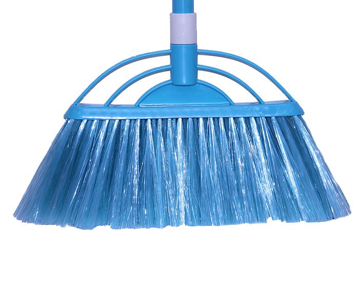 Cleano CI-2221 Plastic Bristle Broom Kit with Hanging Hole - Blue - Zoom Image 1