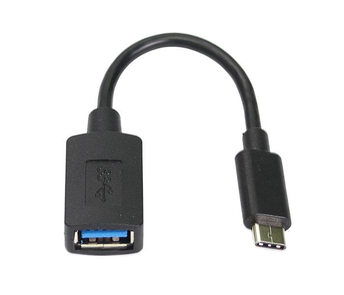 Trands TR-CA903 Type C Male to USB 3.0 Female Converter Adapter Dongle - Black - Zoom Image 2