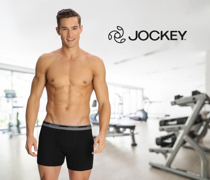 Jockey 8009-0210 Mordern Classic Boxer Brief, Black/L - 2 Pieces Pack - Zoom Image 1