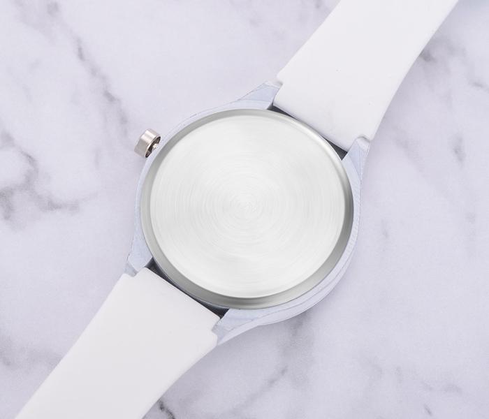 RINNADY - Jelly Silicone Women's Wrist Analog Watch - White - Zoom Image 3