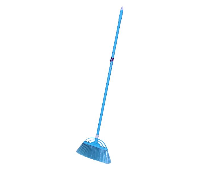 Cleano CI-2221 Plastic Bristle Broom Kit with Hanging Hole - Blue - Zoom Image 2