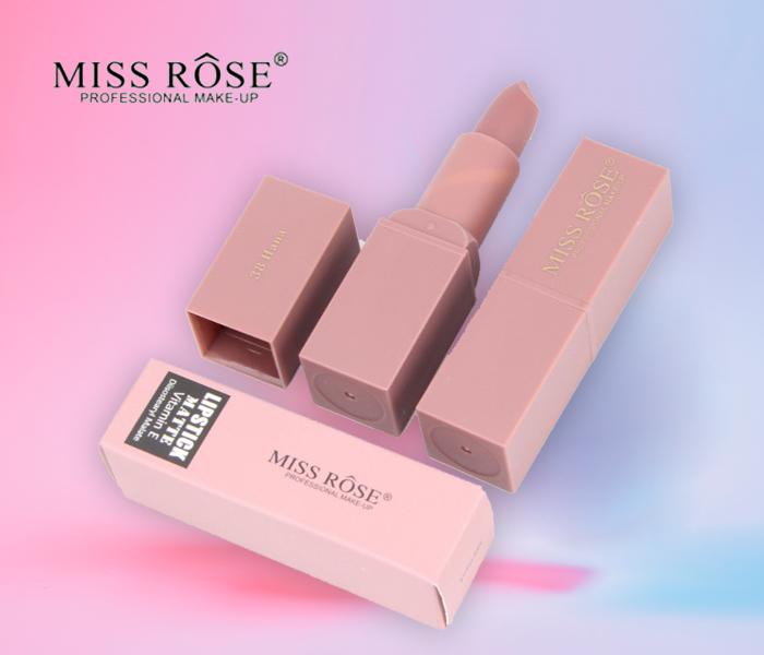 Miss Rose 7301-035M48 Matte Finish Velvet Waterproof Lipstick 38 Hana - Zoom Image 1