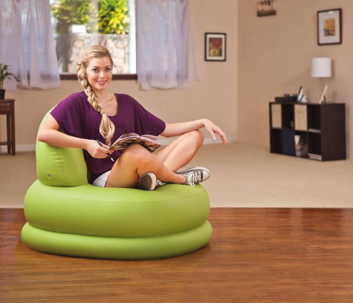 Intex ZX-68592 Inflatable Mode Chair - Assorted - Zoom Image 1