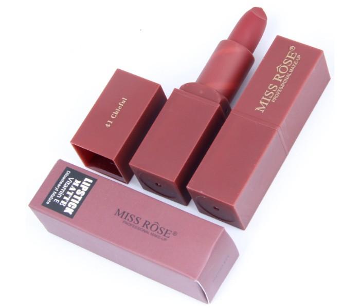 Miss Rose 7301-035M48 Matte Finish Velvet Waterproof Lipstick 41 Chicful - Zoom Image 2