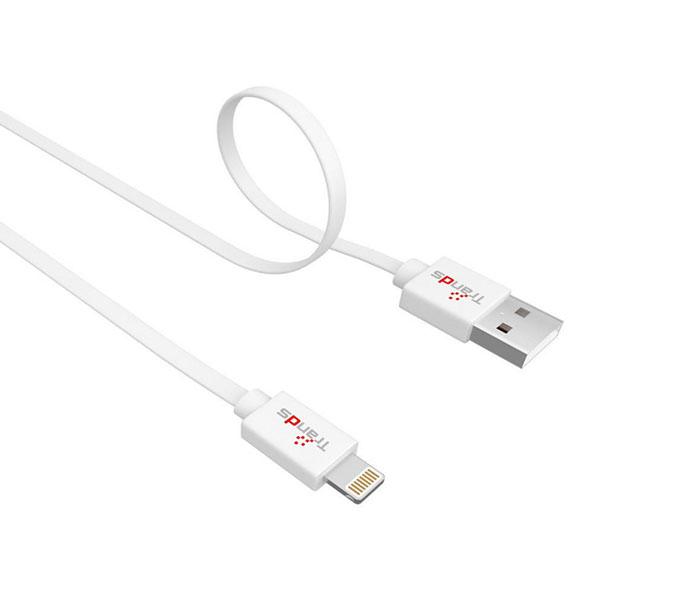 Trands TR-CA969 MFi Certified Lightning Cable for iPhone - white, 2 Meter - Zoom Image 3