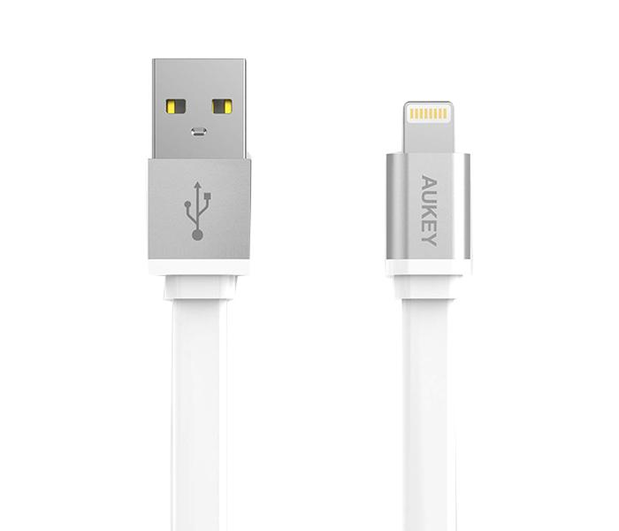 AUKEY CB-D15 2m MFI Lightning Cable - White - Zoom Image 3