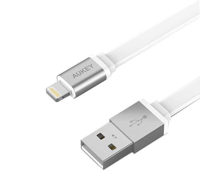 AUKEY CB-D15 2m MFI Lightning Cable - White - Zoom Image 4