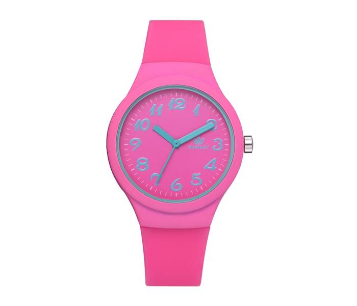 RINNADY - Jelly Silicone Women's Wrist Analog Watch - Pink - Zoom Image 3