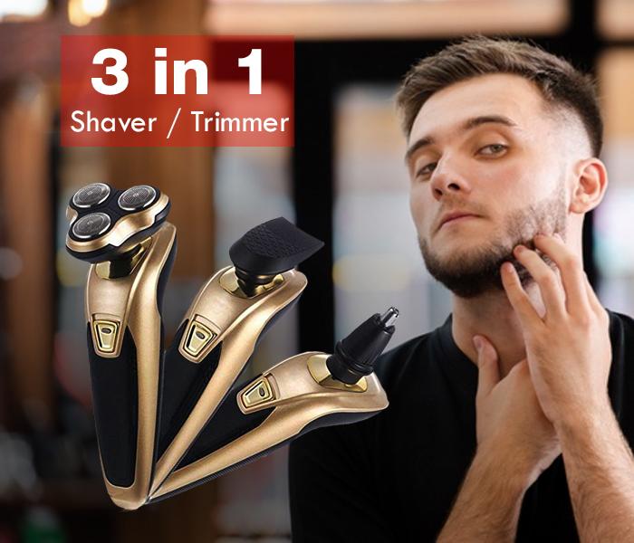 Buy 3 in 1 Electric Shaver and Beard Trimm40388 Price in Oman