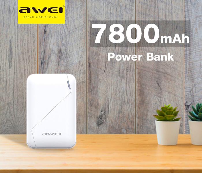 Awei P61K 7800mAh Power Bank - White - Zoom Image 2