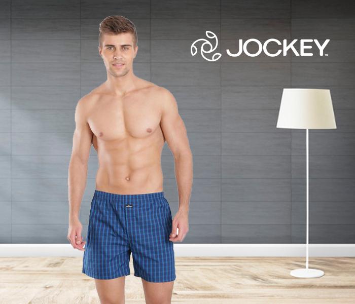 Jockey 1222-0210 Relax Boxer Shorts, Dark Assorted Checks 2/M - 2 Pieces Pack - Zoom Image 1