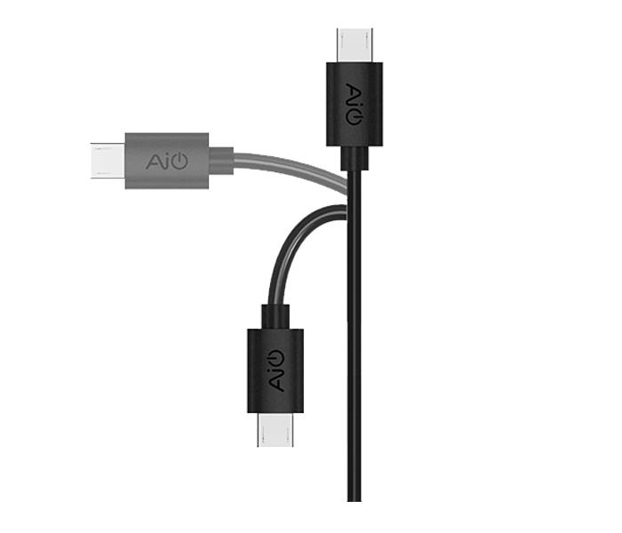 AUKEY CB-D5 2.0 Micro USB Cable with Qualcomm Quick Charge 2.0 & 3.0 - 5 Pieces, Black - Zoom Image 2