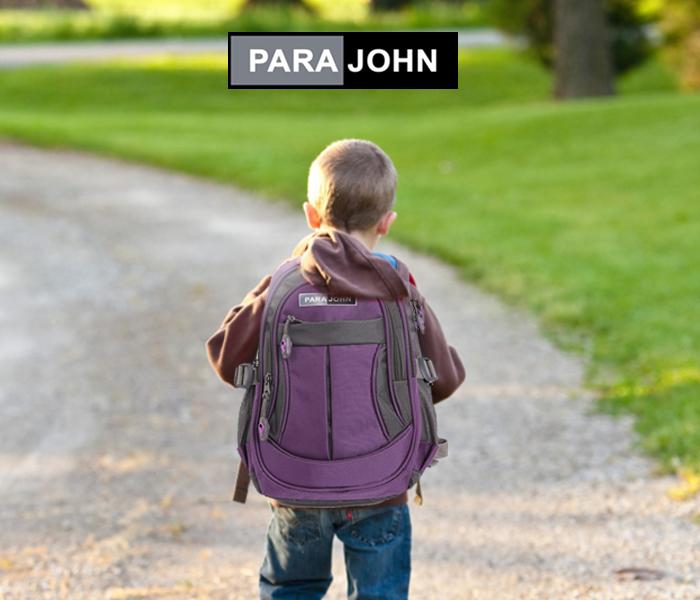 Para John PJSB6010A14 14-inch School Backpack - Purple - Zoom Image 4