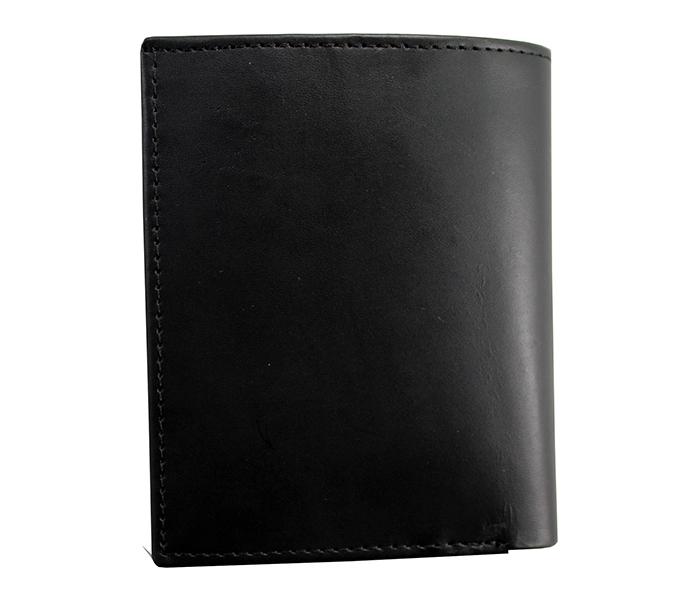 Leather Leaf LL-104 Genuine Leather Wallet for Men - Black - Zoom Image 1