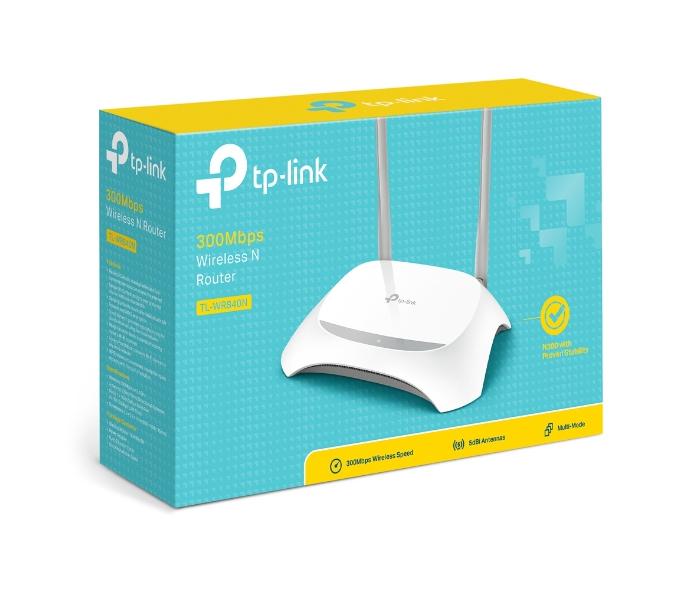 TP-Link TL-WR840N Wireless Router 300Mbps, 4 Lan Port - Zoom Image 4