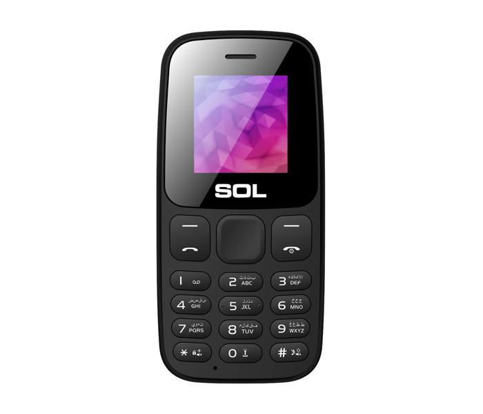 SOL Mobile B1400 Zeus Dual Sim with Wireless FM-Black & Grey - Zoom Image 2