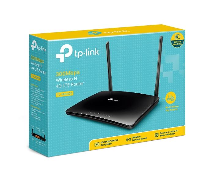 TP-Link TL-MR6400 Wireless Router 300Mbps, 4 Lan Port, 4G Lte Router - Zoom Image 3