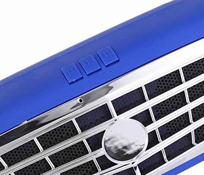 NBS-12 Mega Bass Car Grill Design 5W Bluetooth Speaker - Blue - Zoom Image 2